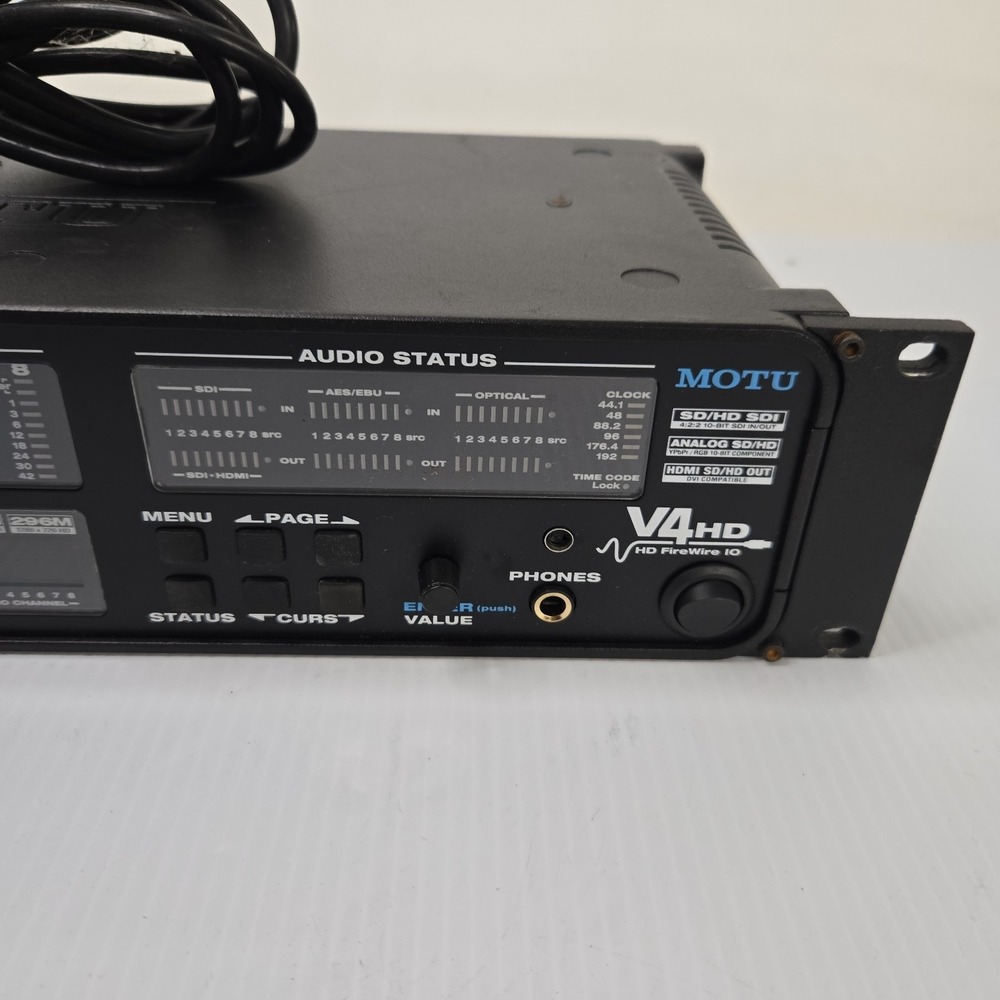 MOTU V4HD Firewire Video/Audio Interface Rack Mountable - Picture 3 of 5